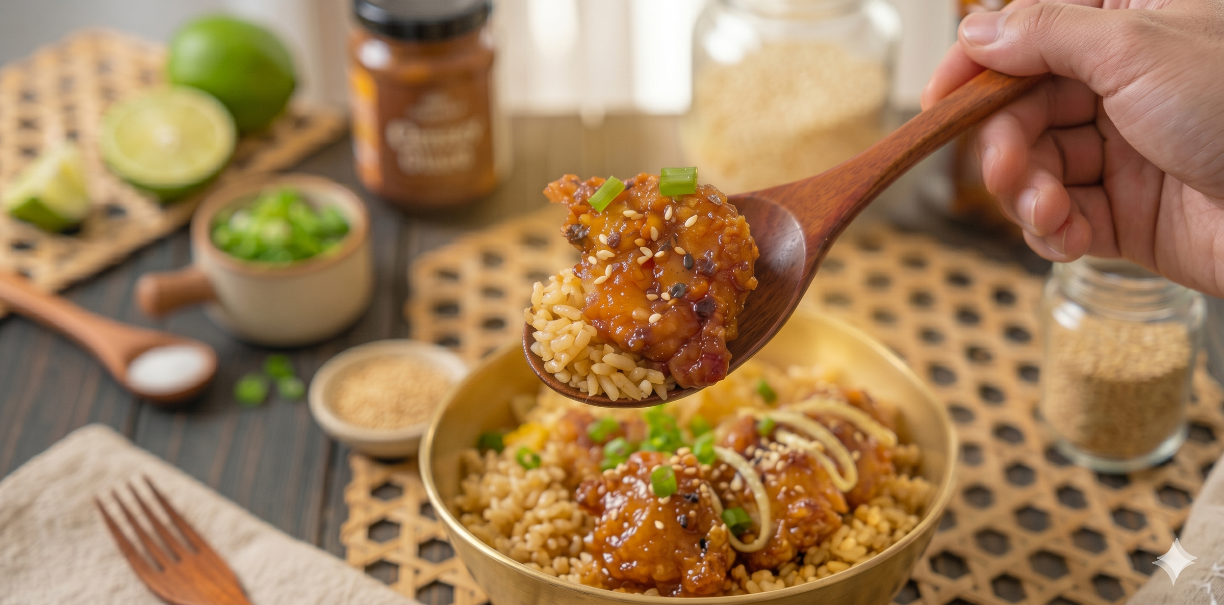 Garlic Fried Rice with Soy Garlic K Fry