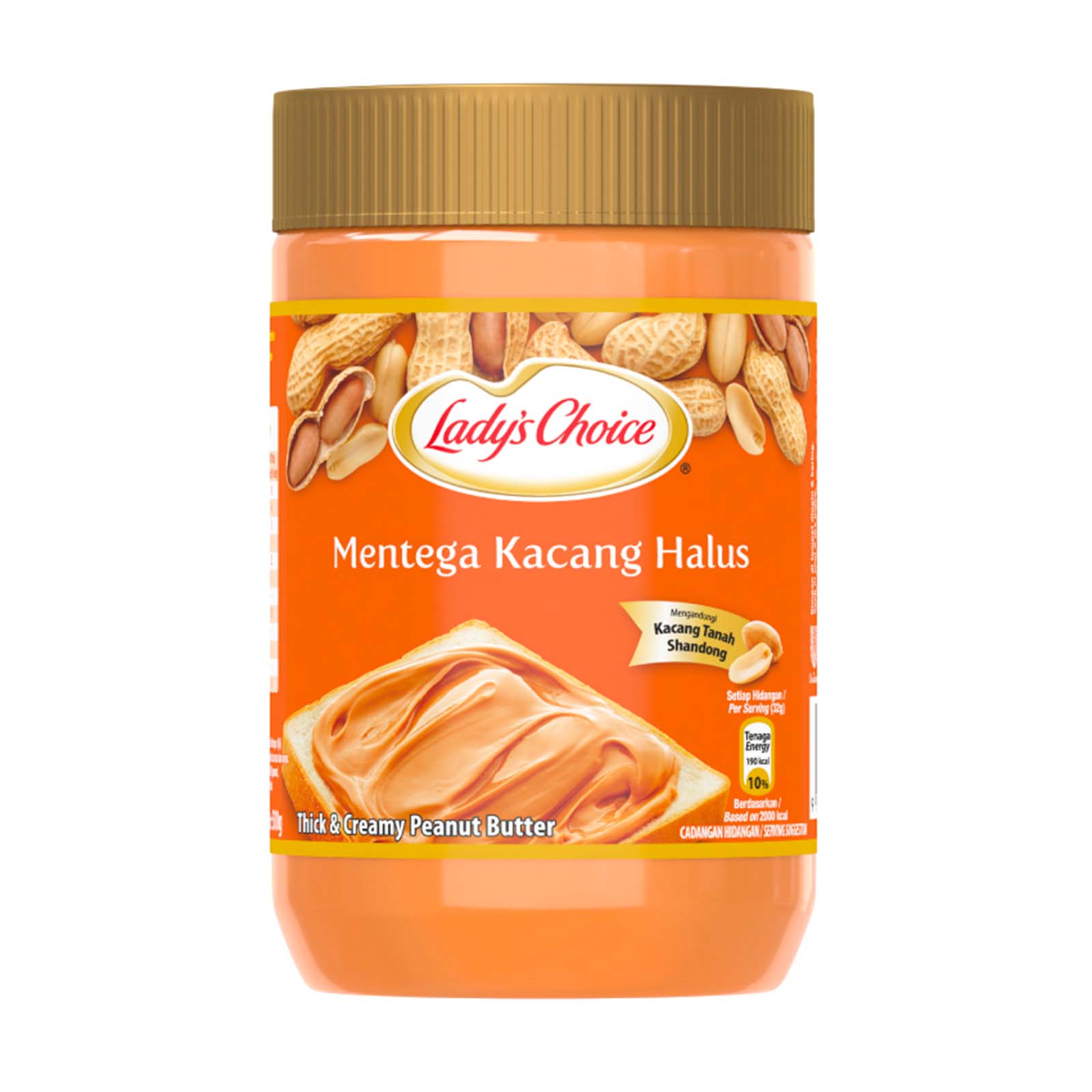 Ladys Choice Creamy Peanut Butter 500g
