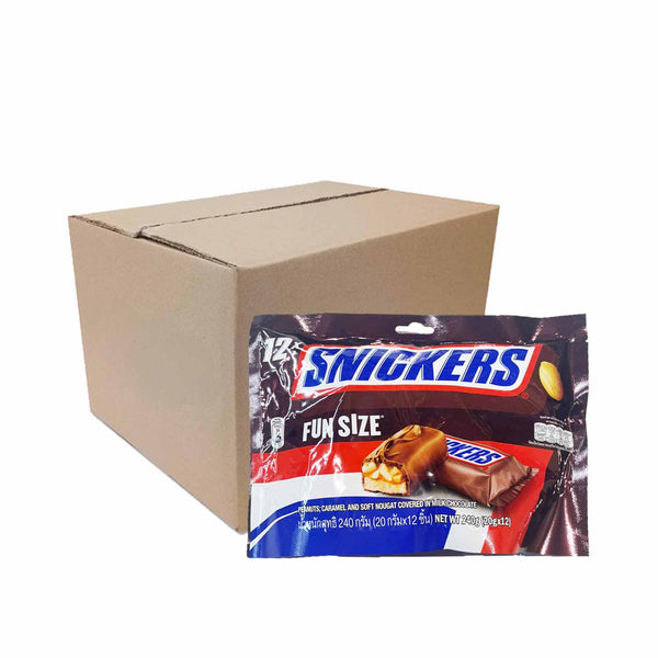 Snickers Fun Size Peanut Chocolate Bar 240g (highest price)