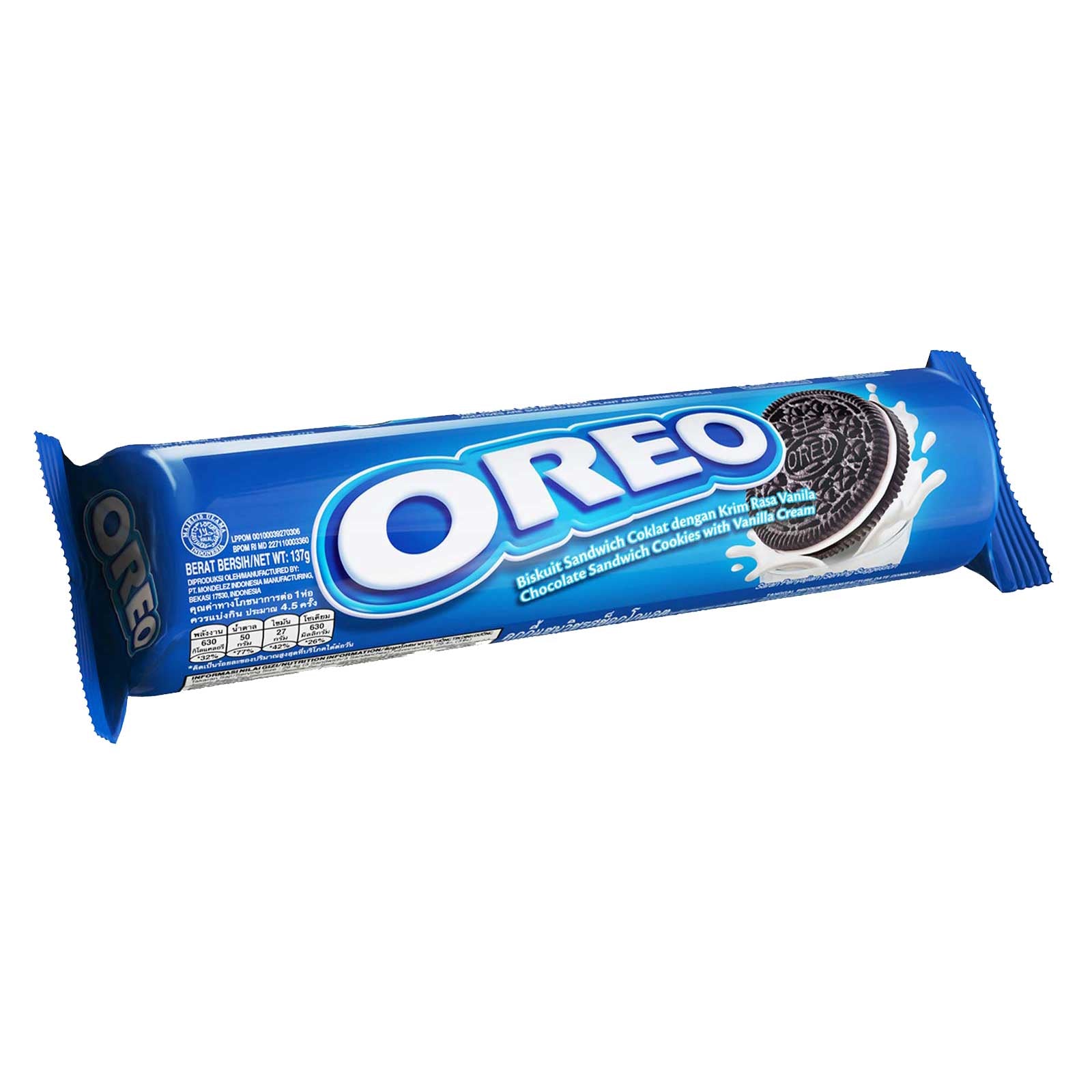 Oreo Vanilla Slug Sandwich Cookies 110.4g