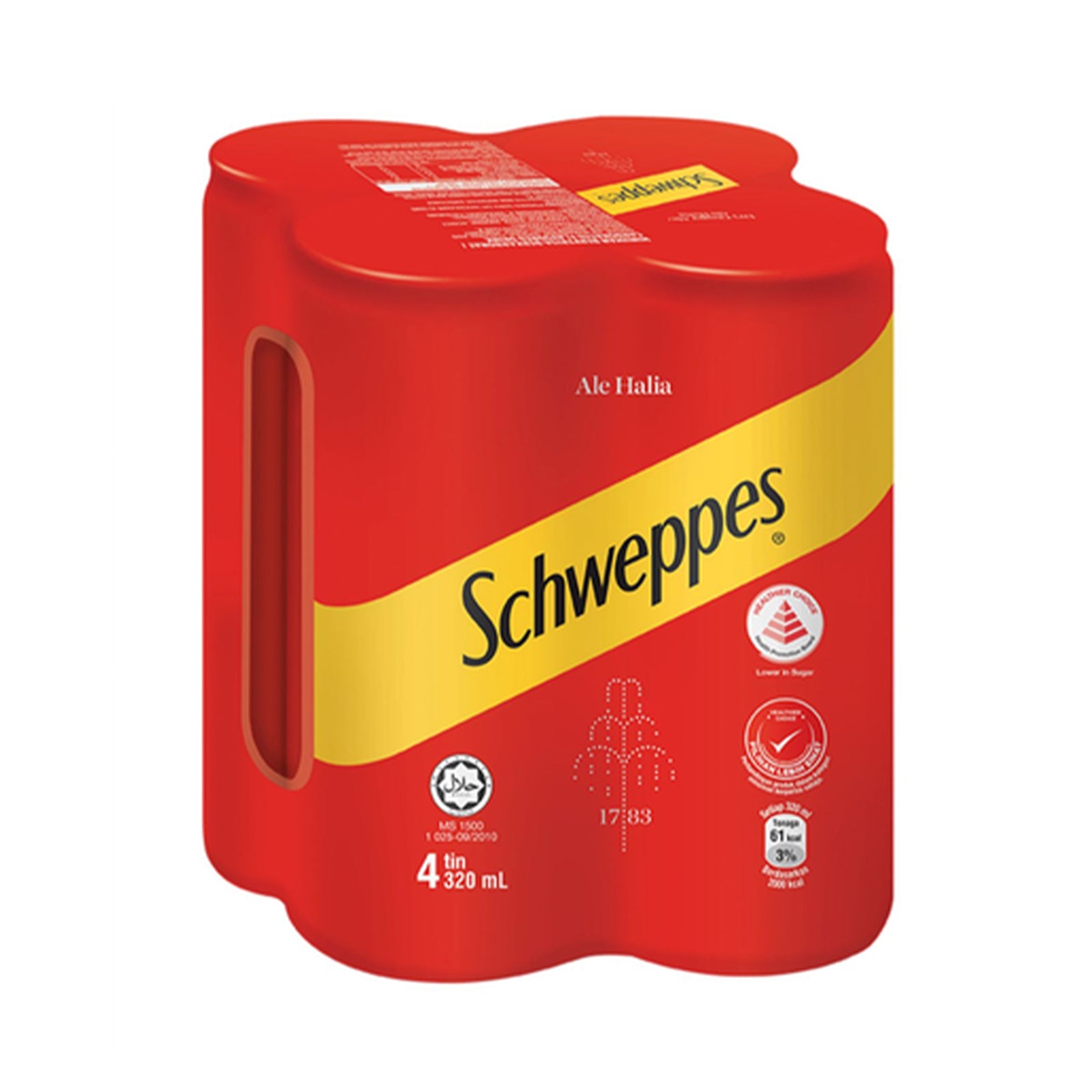 Schweppes Dry Ginger Ale Can 320ml