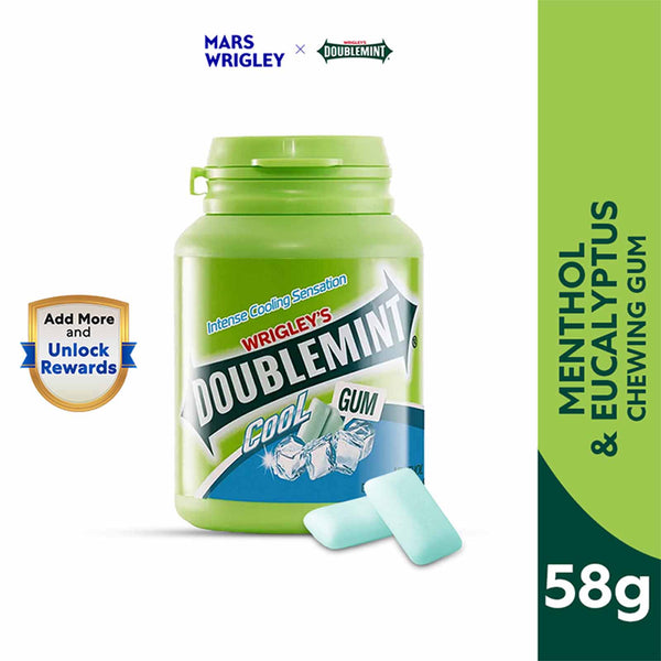 Wrigley’s Doublemint Cool Chewing Gum 58g (highest price)
