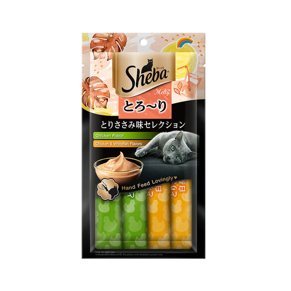 Sheba Melty Chicken And Chicken Whitefish Flavours 48g (highest price)