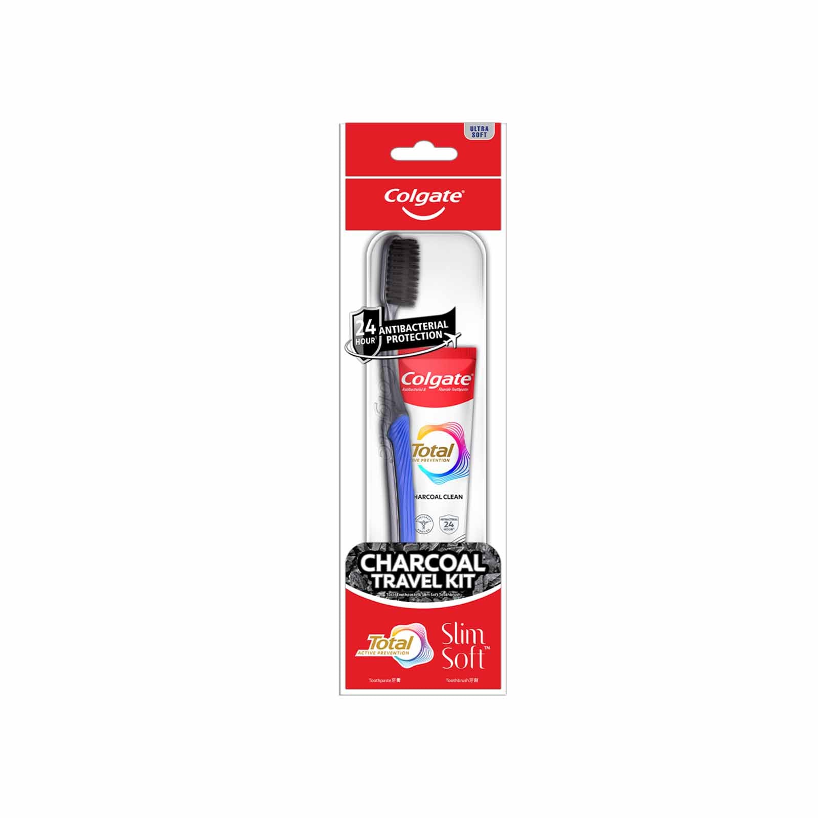 Colgate Charcoal Travel Kit 1set