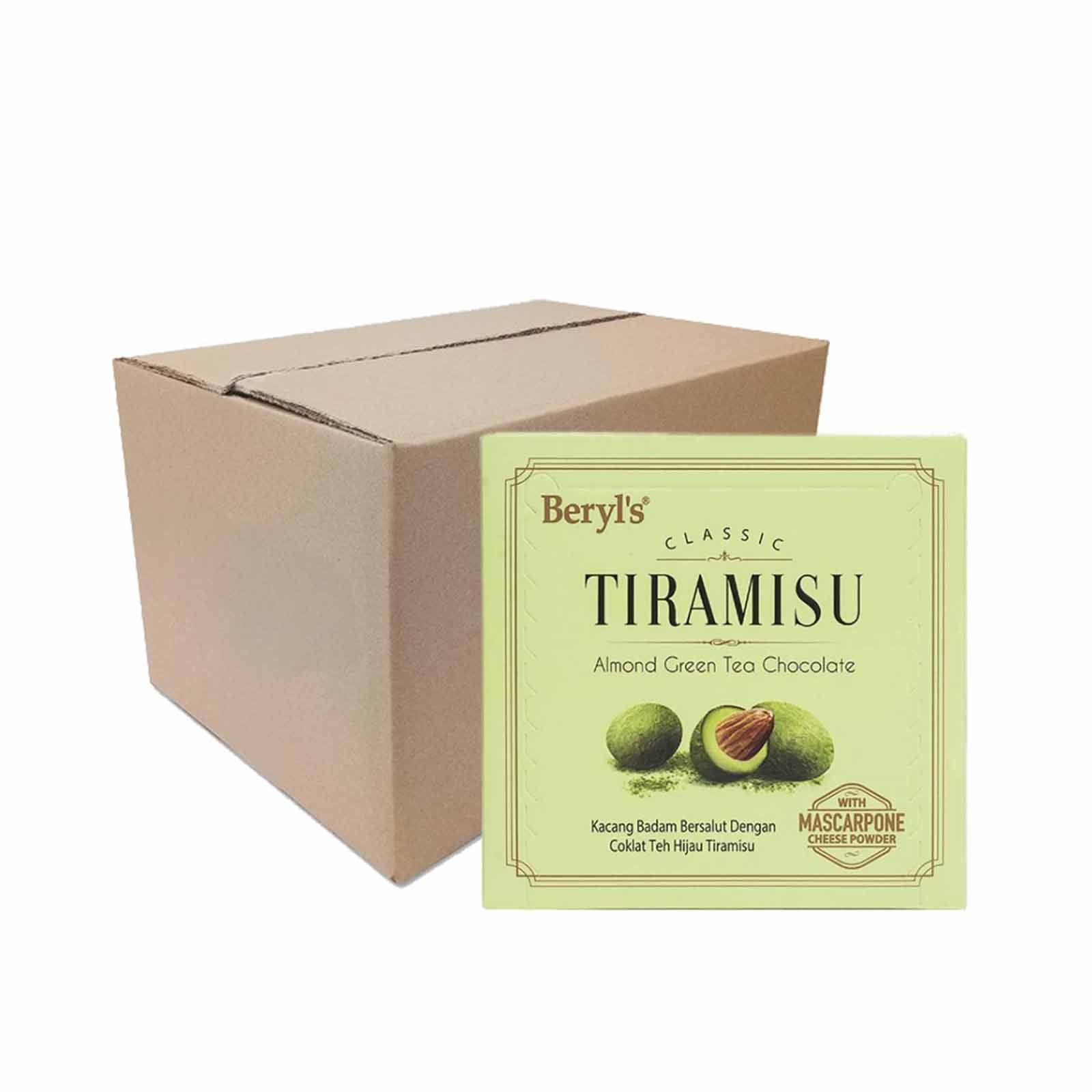 Beryls Classic Tiramisu Green Tea Almond 65g