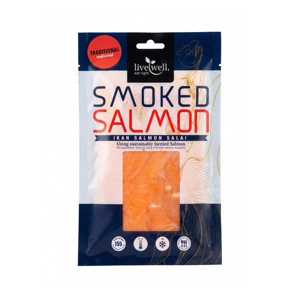 Live Well Smoked Salmon (Traditional) 75g