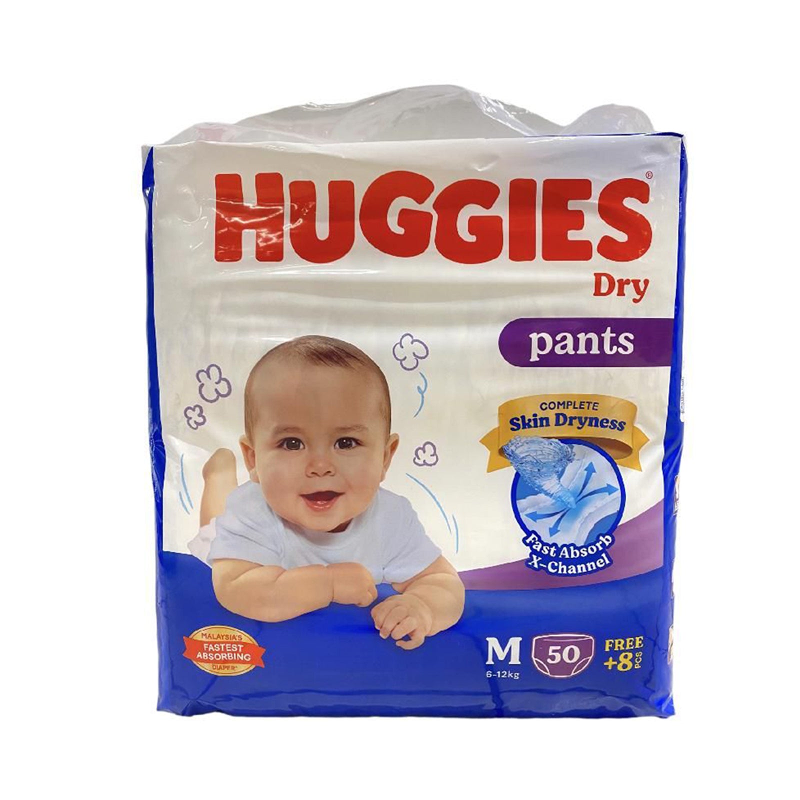 Huggies Dry Pants Super Jumbo Medium 50sheets