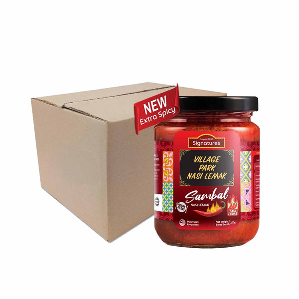 Grab Signatures Village Park Nasi Lemak Lagi Pedas Sambal Jar 225g (highest price)