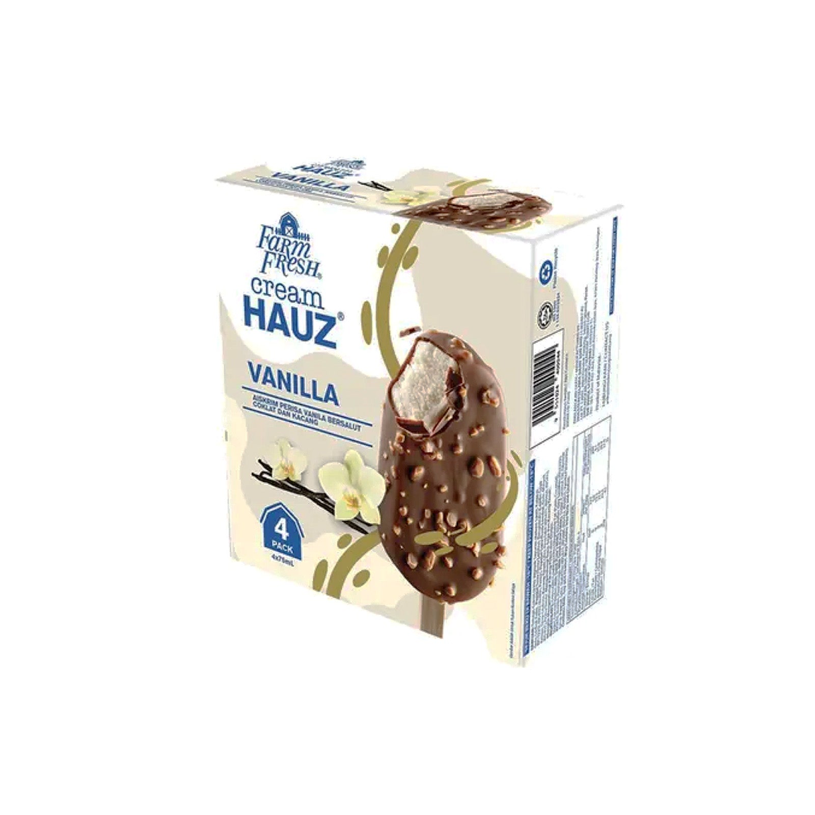 Farm Fresh Cream Hauz Vanilla Ice Cream Multipack 75ml x 4