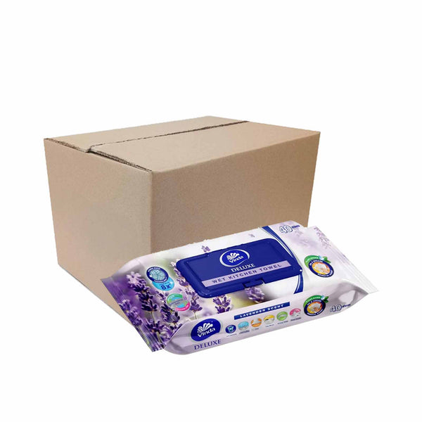 Vinda Deluxe Lavender Kitchen Wet Wipes 40sheets/pack (highest price)