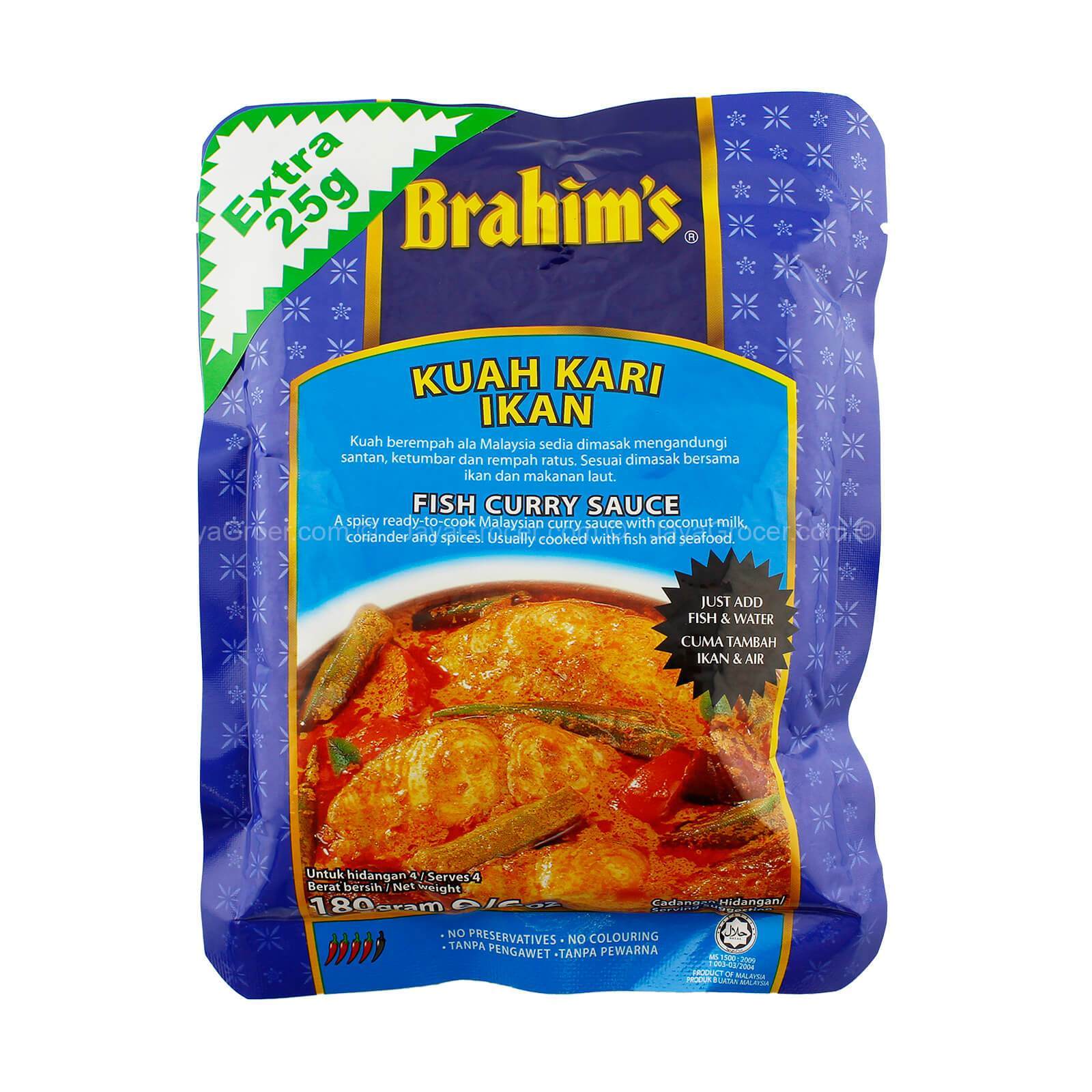 Brahim's Fish Curry Paste 180g