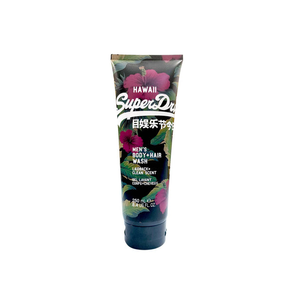 Superdry Mens Haw Vegan Body Plus Hair Wash 250ml